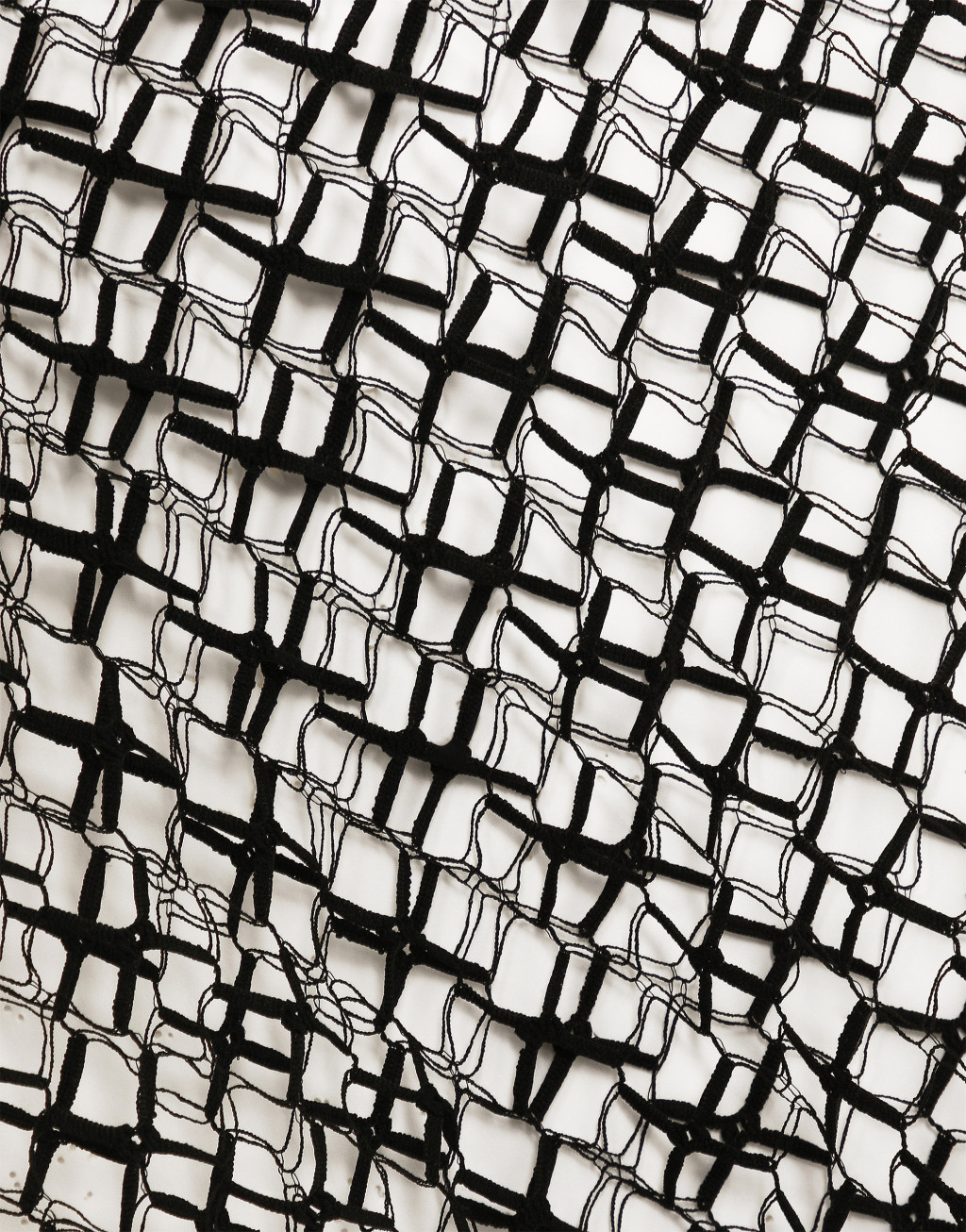 蝴蝶结衣领网布罩衫7