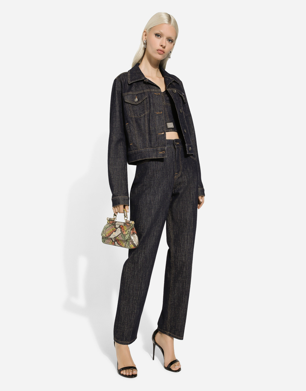 标牌丹宁束身上衣6