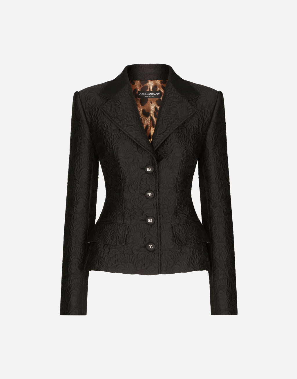 花卉提花单排扣夹克1