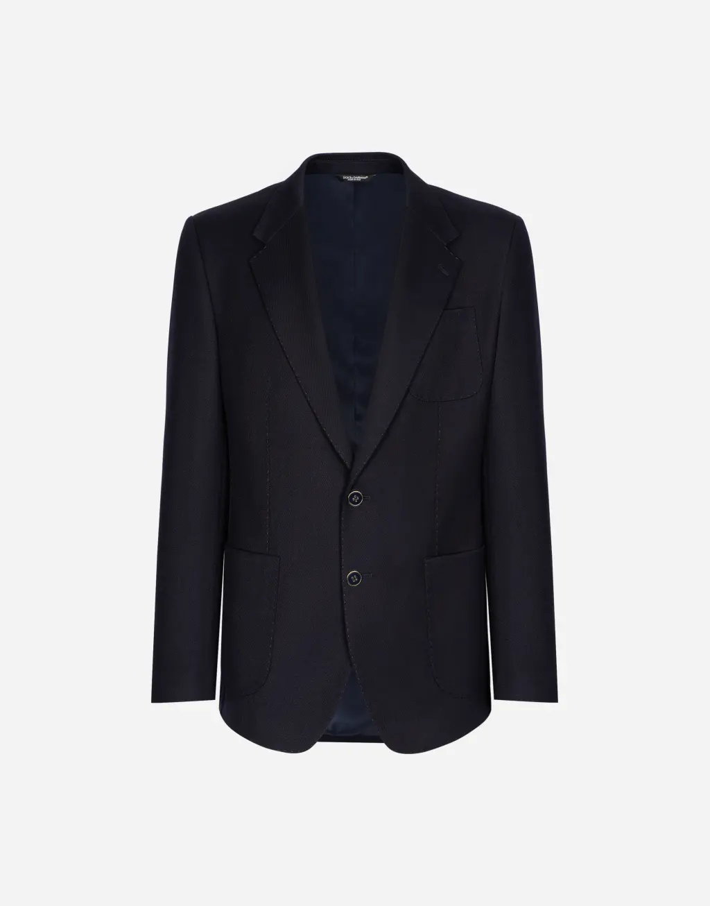 弹力羊毛巧克丁单排扣夹克