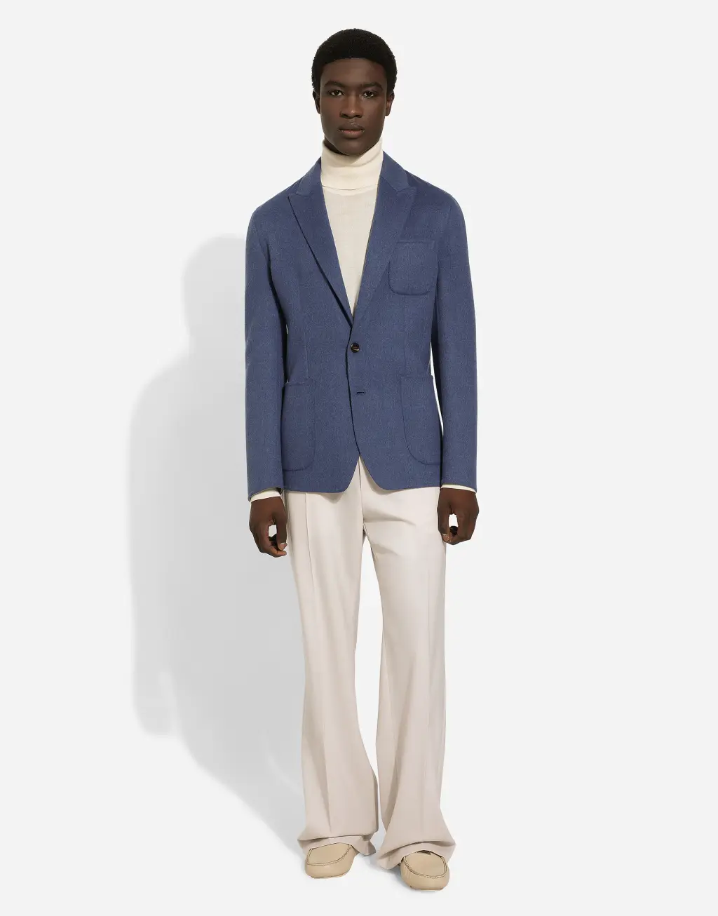 羊毛单排扣 Portofino 夹克 