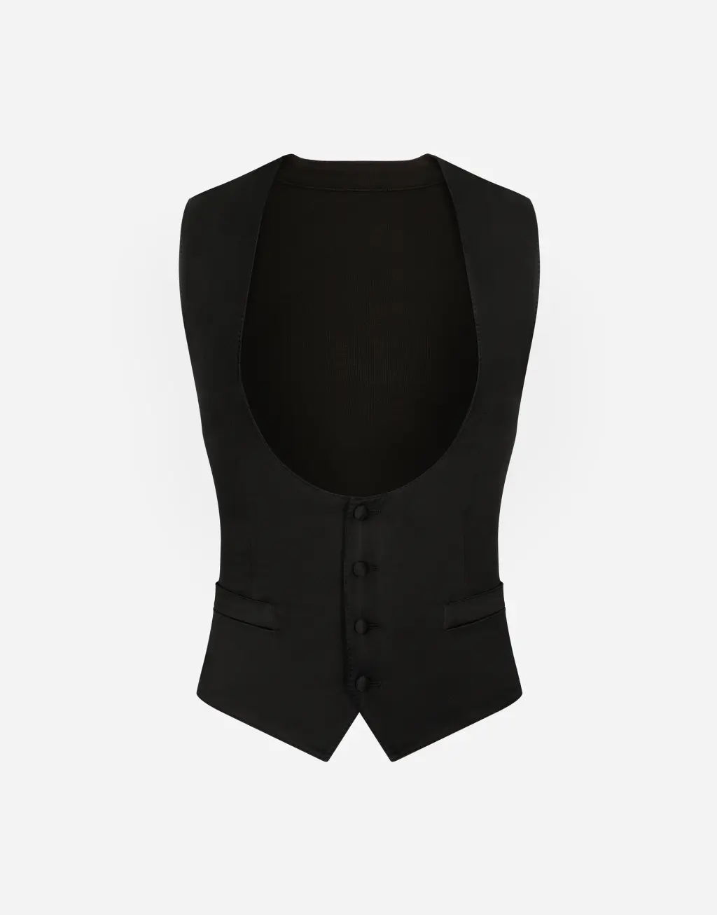 真丝单排扣马甲