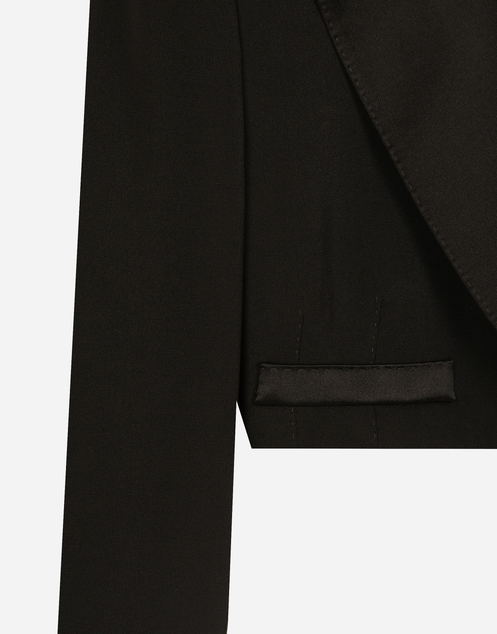 羊毛华达呢单排扣礼服 Spencer 短夹克7