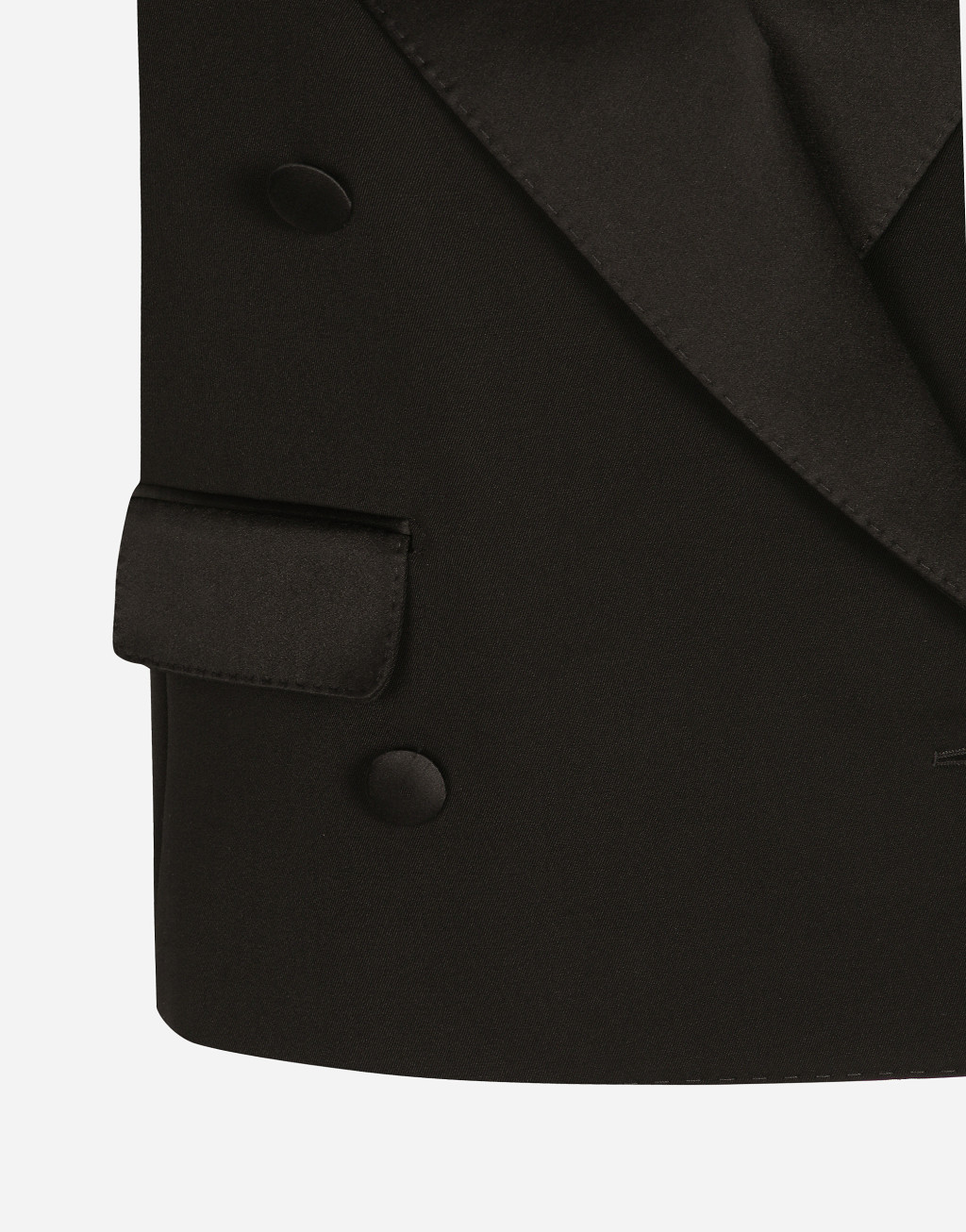 羊毛华达呢双排扣礼服无袖夹克7