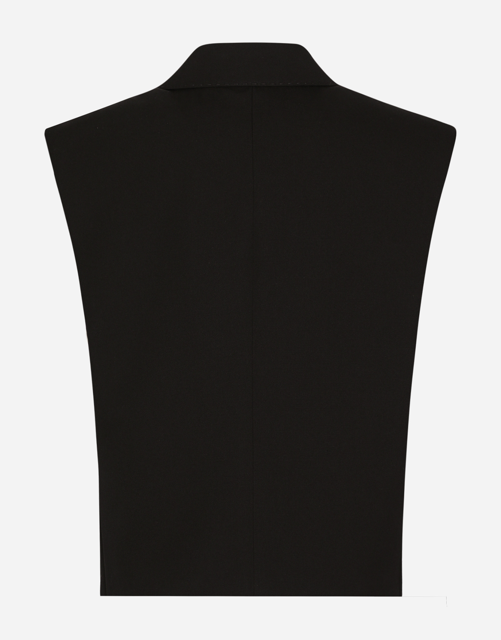 羊毛华达呢双排扣礼服无袖夹克9