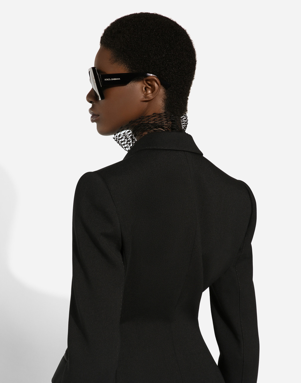 弹力羊毛 Dolce 双排扣礼服长夹克7