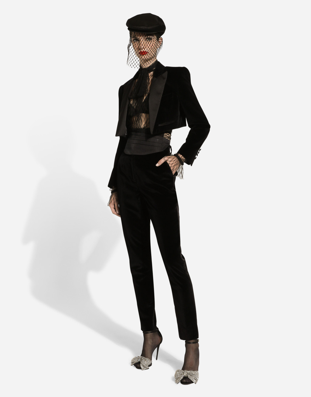 天鹅绒礼服 Spencer 短夹克8