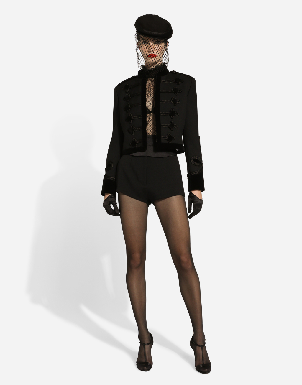 盘扣双层羊毛华达呢 Marsina 夹克2