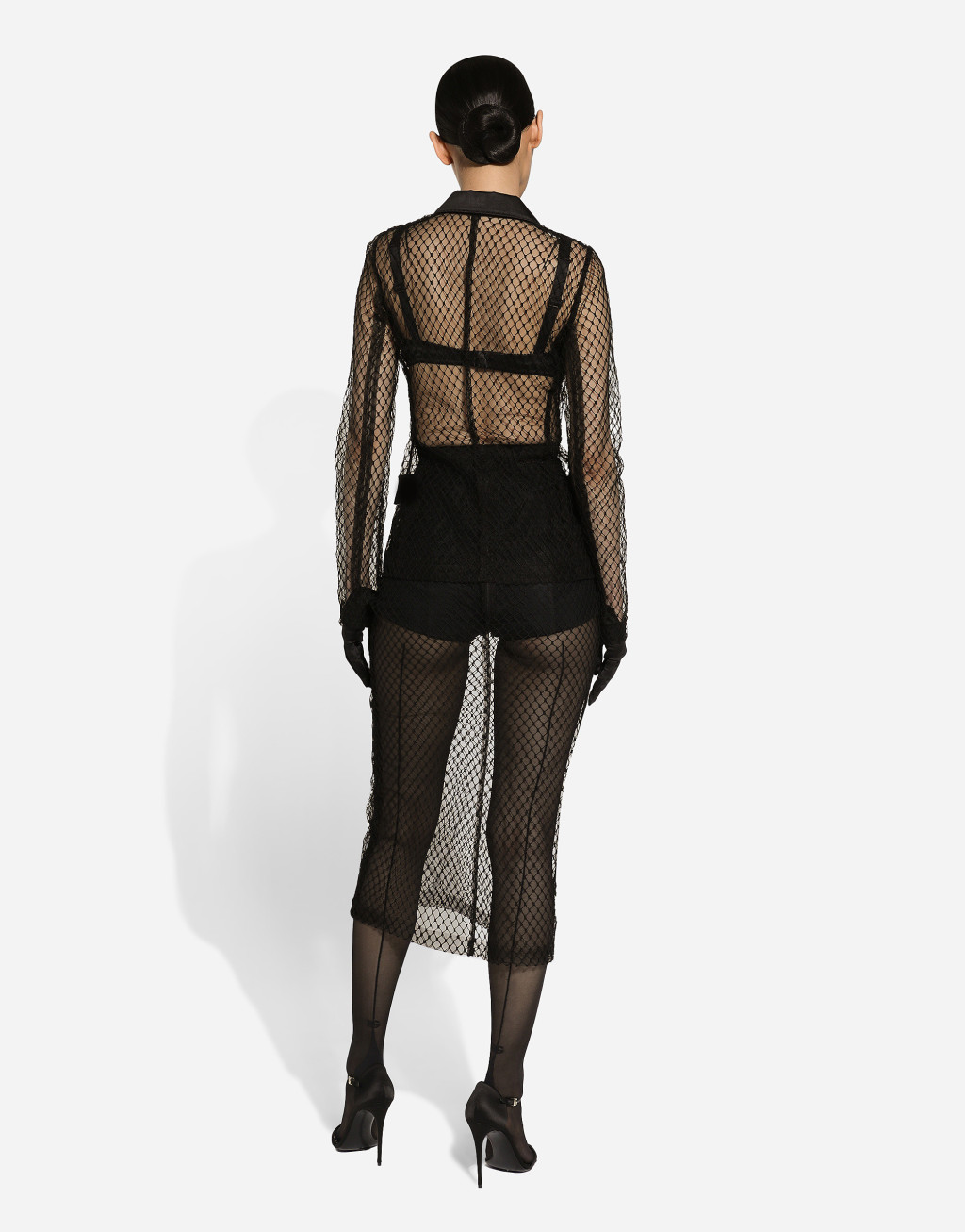 网布 Dolce 单排扣礼服夹克4