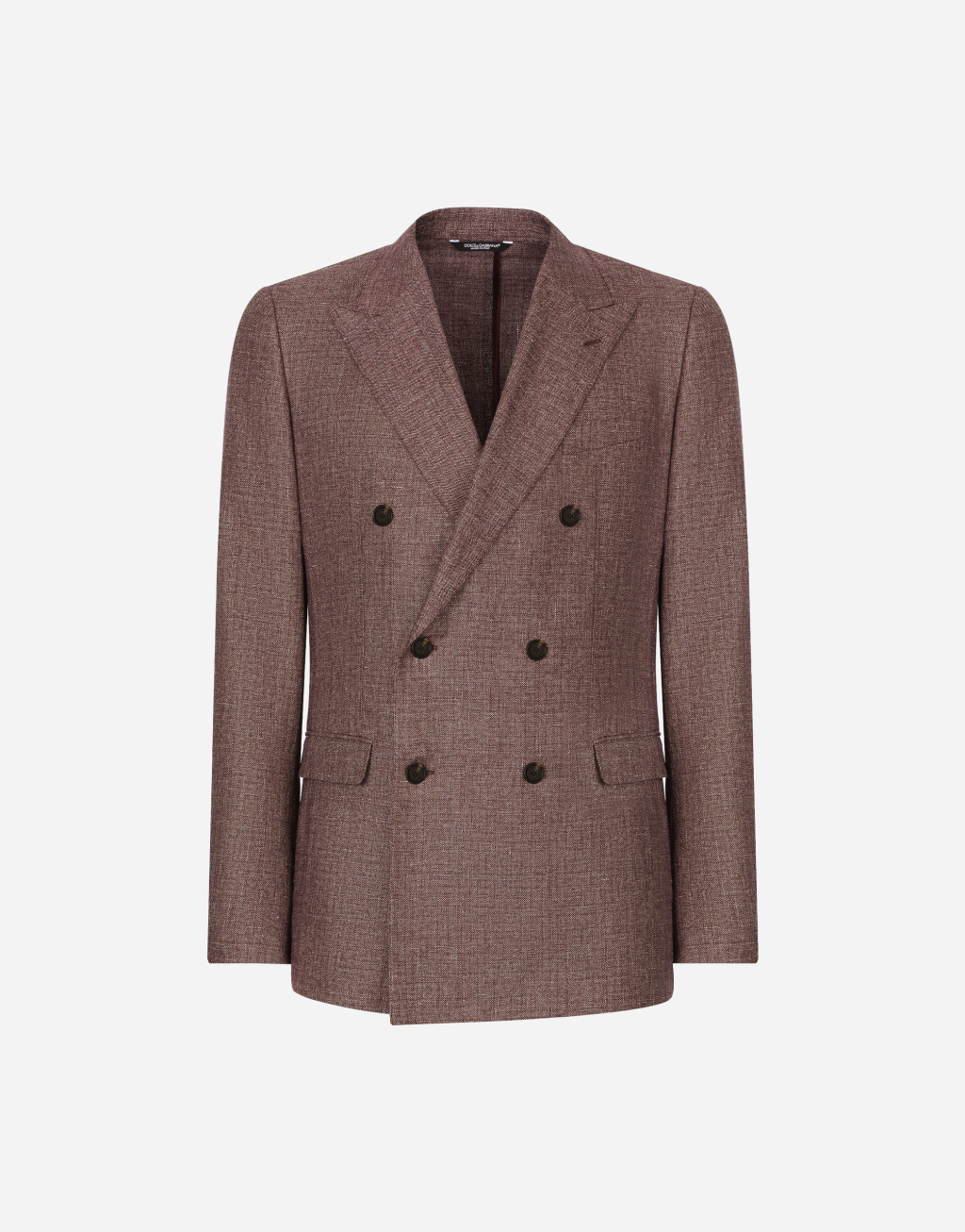 Taormina 亚麻混纺双排扣夹克1