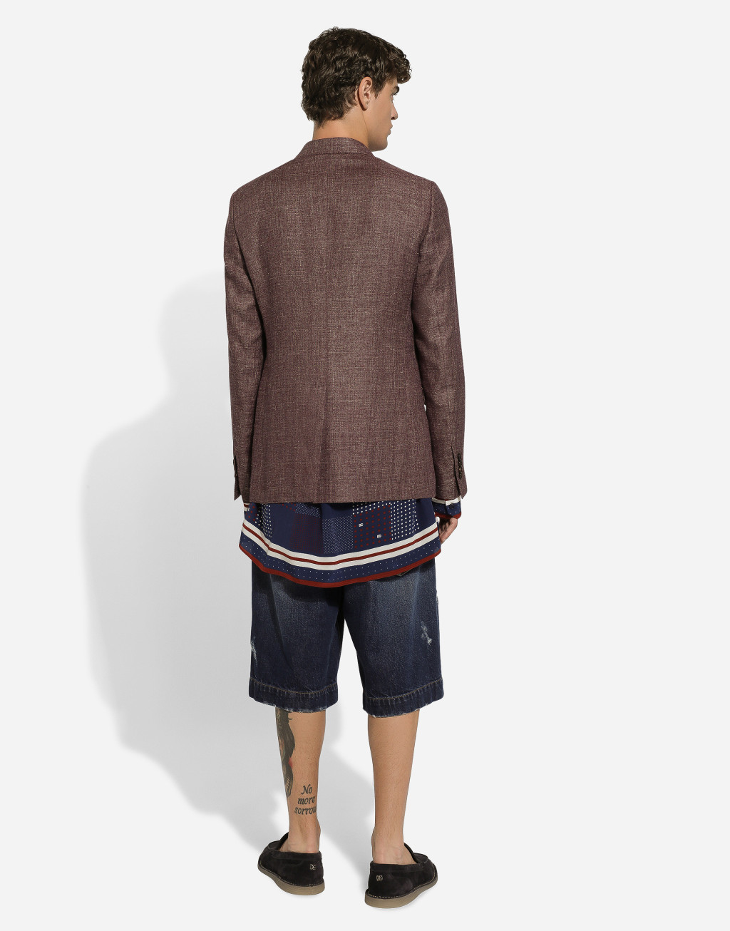 Taormina 亚麻混纺双排扣夹克3