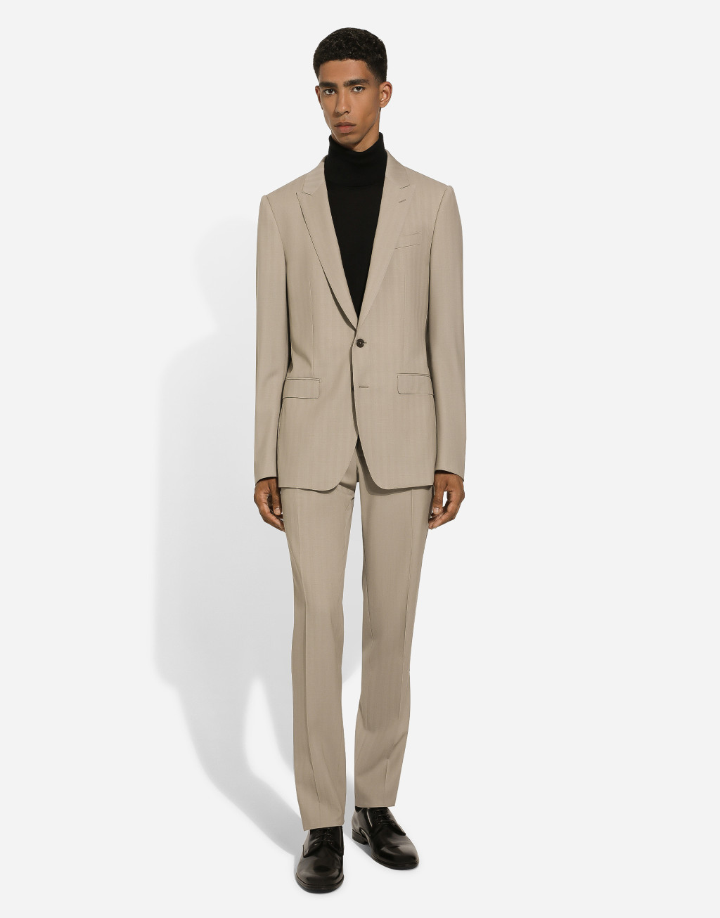 Martini 细条纹单排扣西装套装2