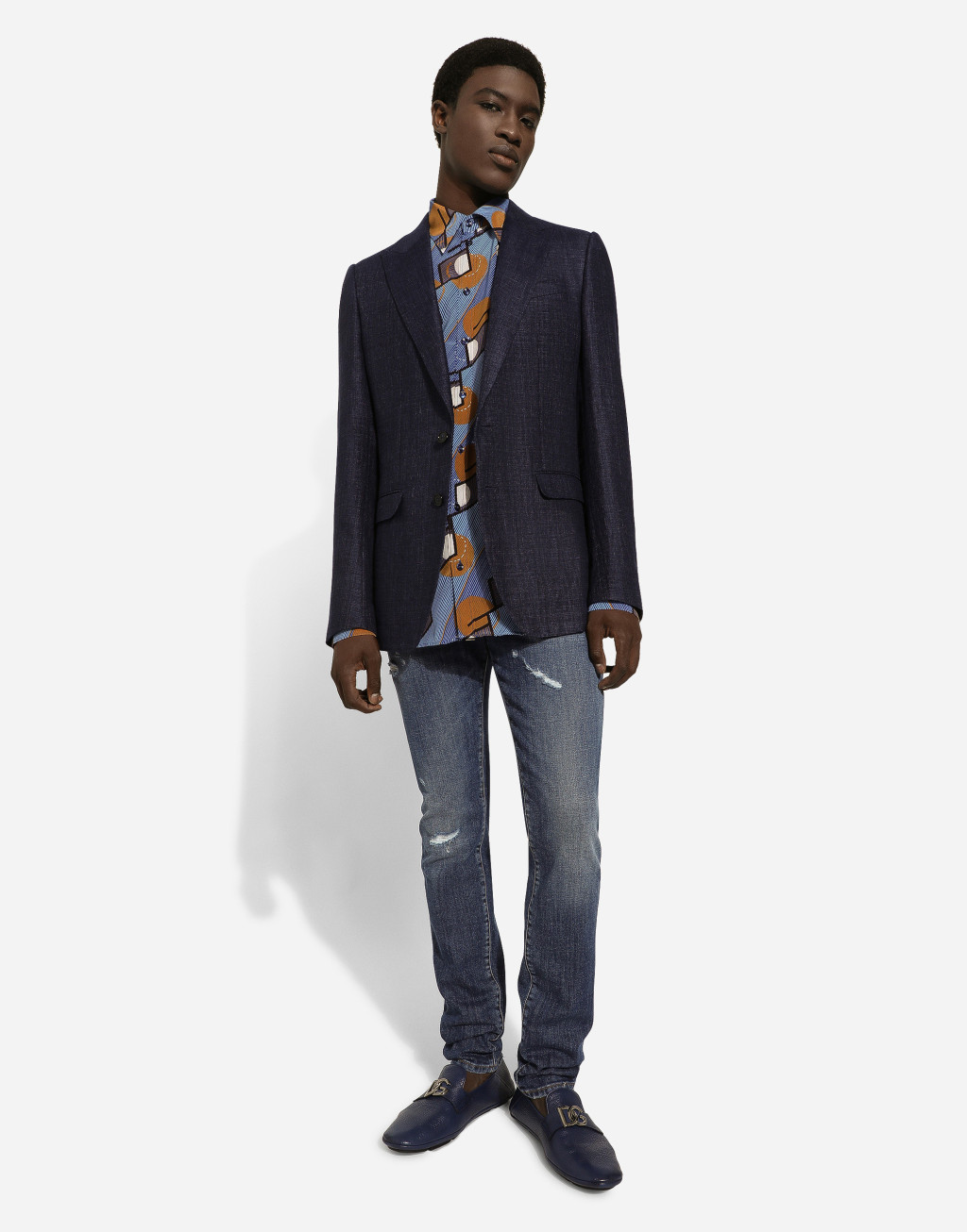 Taormina 亚麻混纺单排扣夹克5