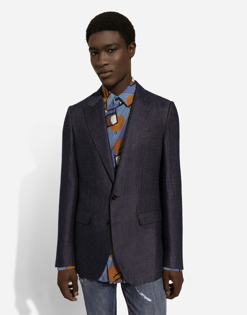 Taormina 亚麻混纺单排扣夹克4