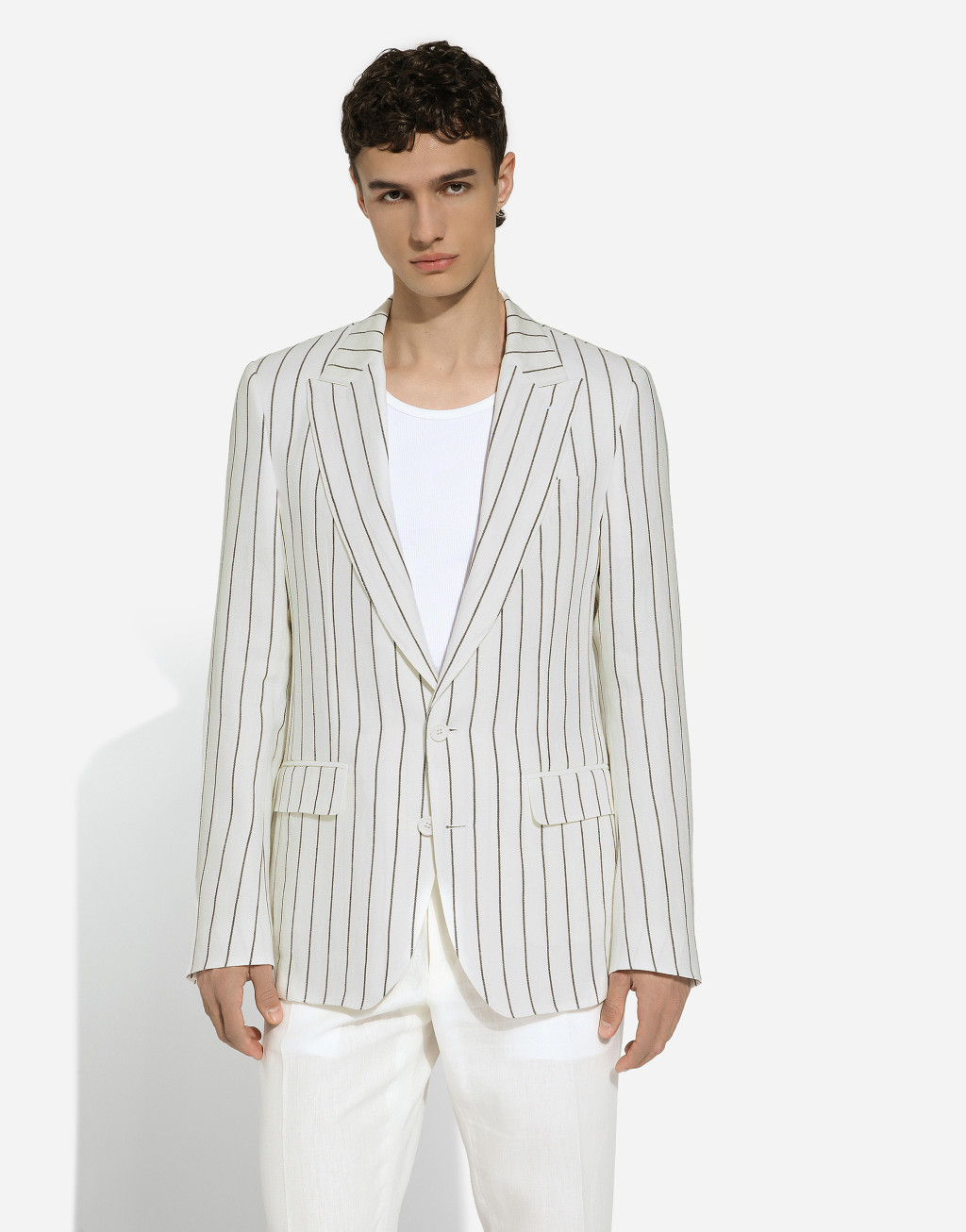 Sicilia 亚麻单排扣夹克4