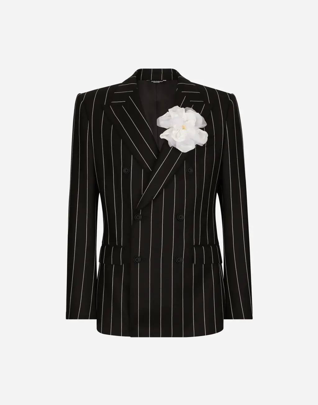 Sicilia 细条纹双排扣夹克