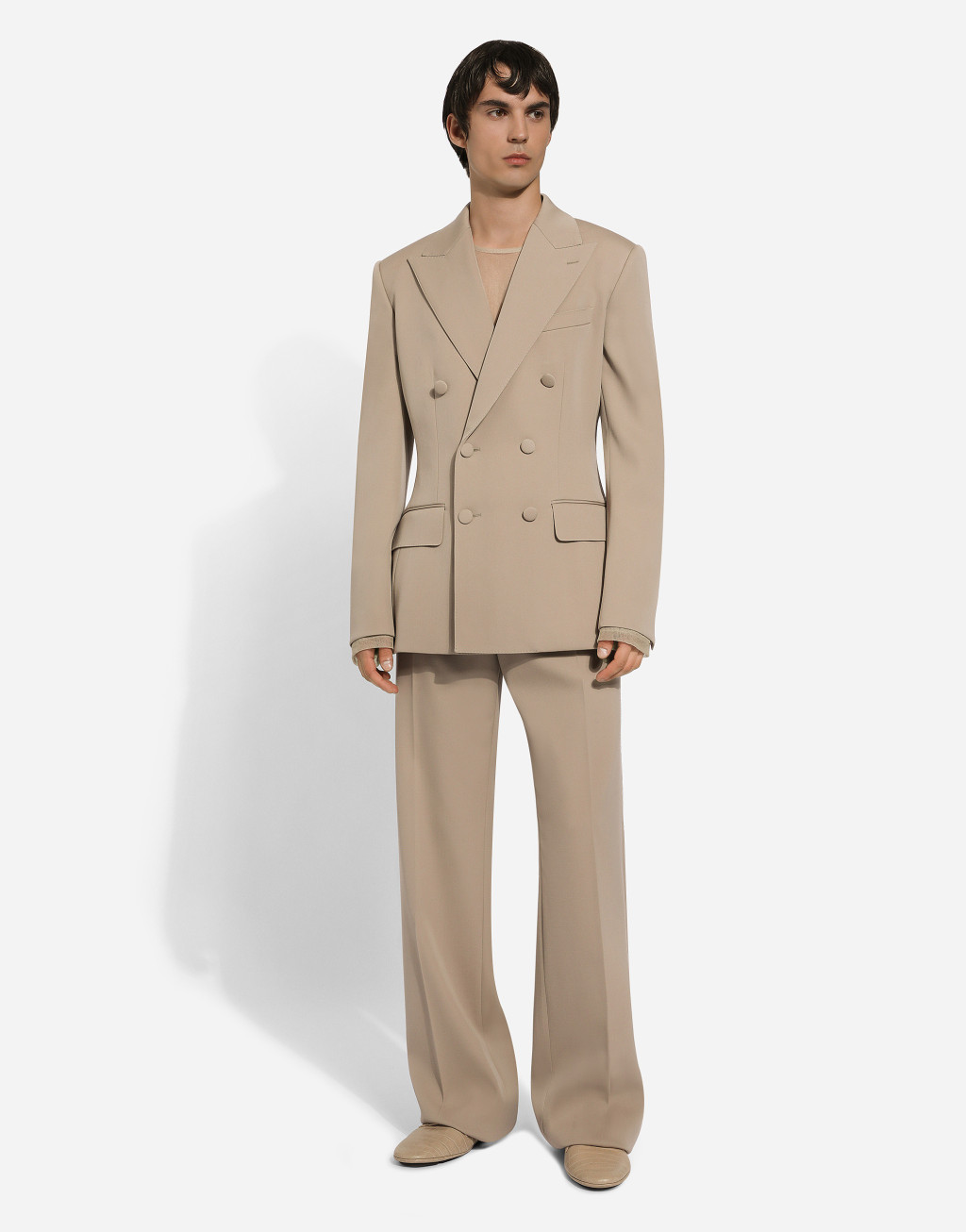 弹力羊毛双排扣 Dolce 夹克2