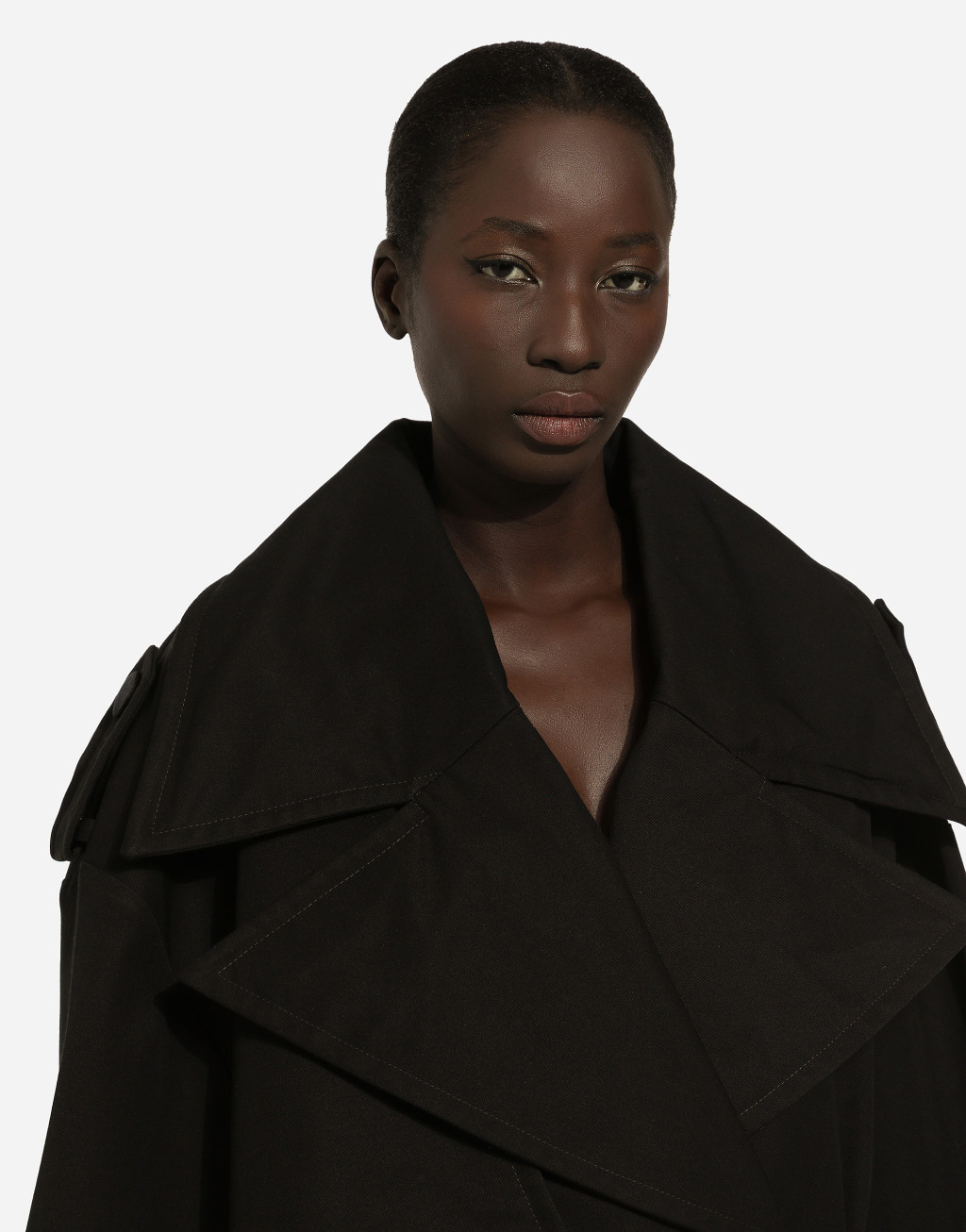 棉质腰带款双排扣夹克7