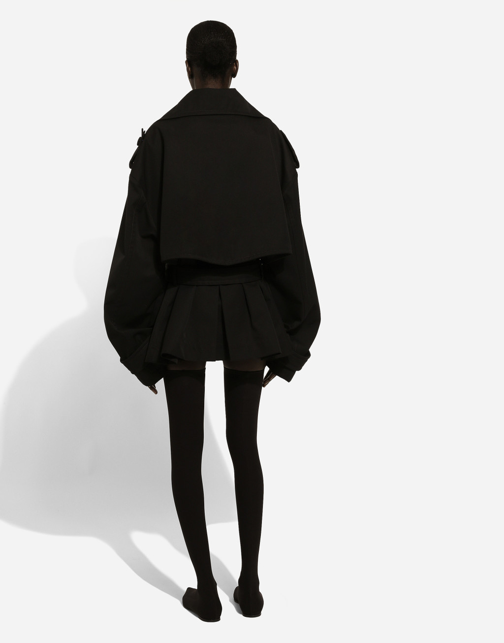 棉质腰带款双排扣夹克4