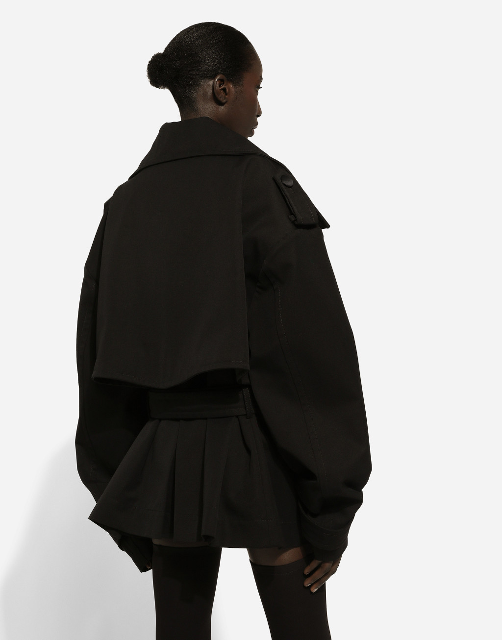 棉质腰带款双排扣夹克6