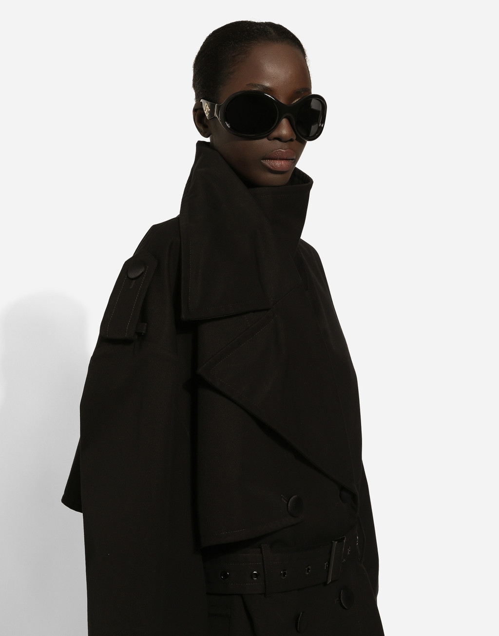 棉质腰带款双排扣夹克9