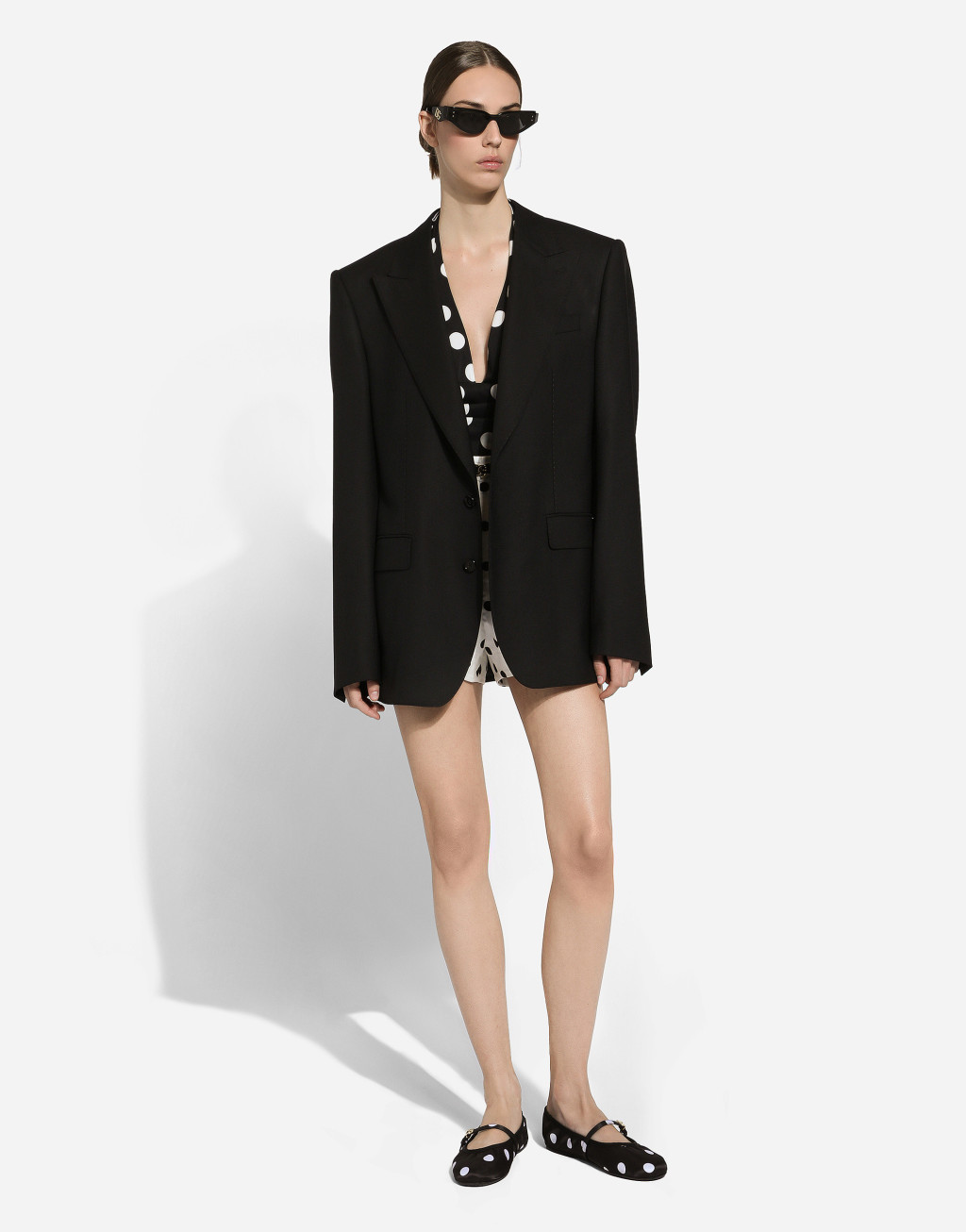 明星同款羊毛帆布单排扣夹克2