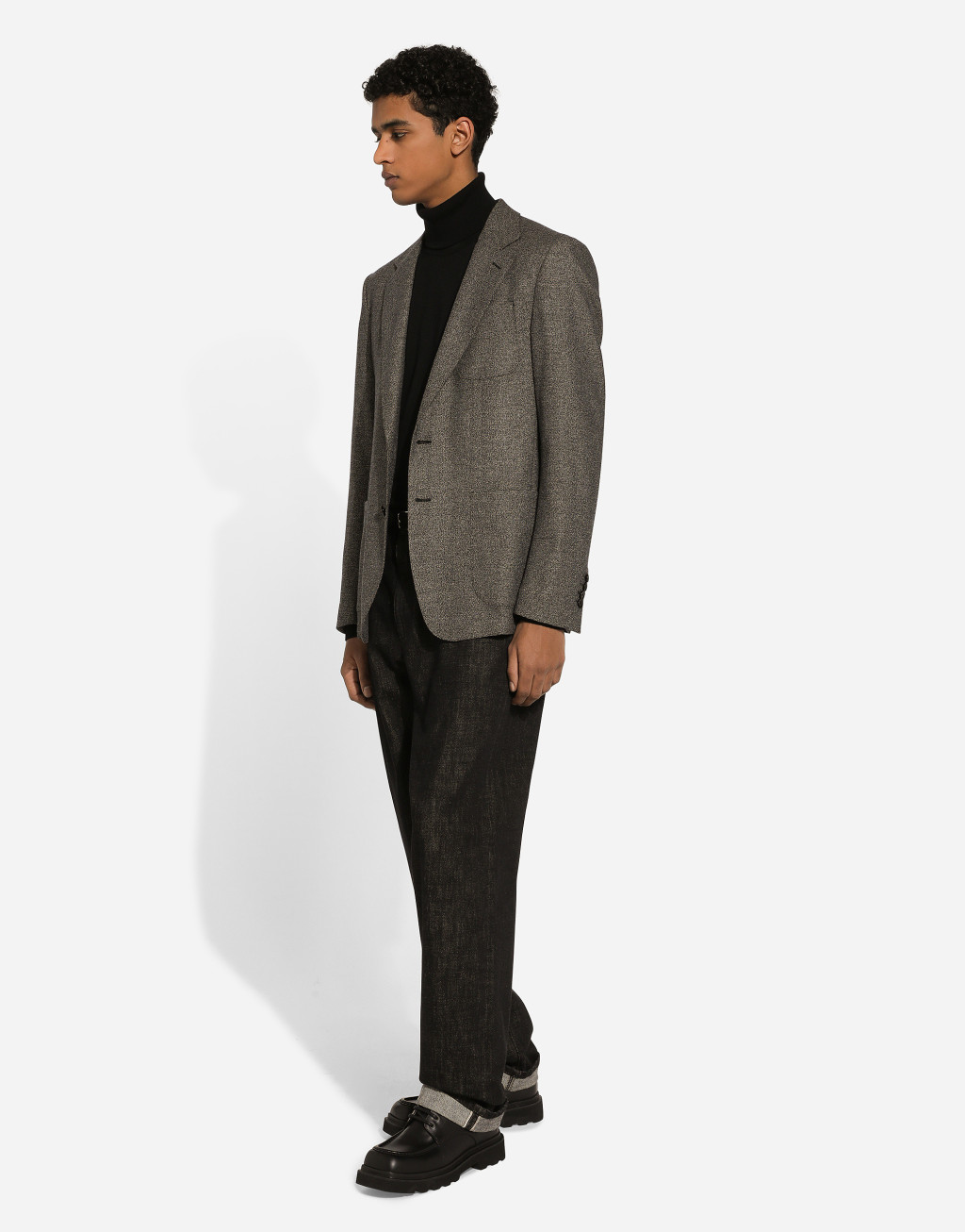 弹力法兰绒单排扣 Portofino 夹克5