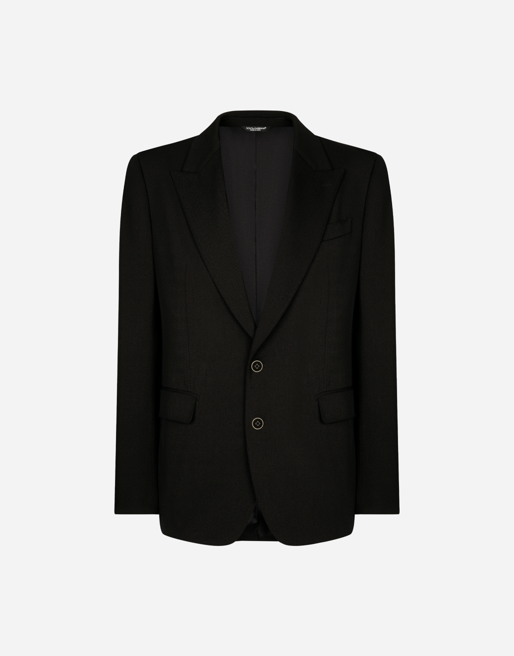 科技华达呢单排扣夹克1