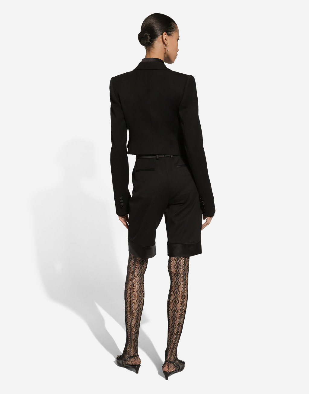 羊毛华达呢带马甲短夹克3