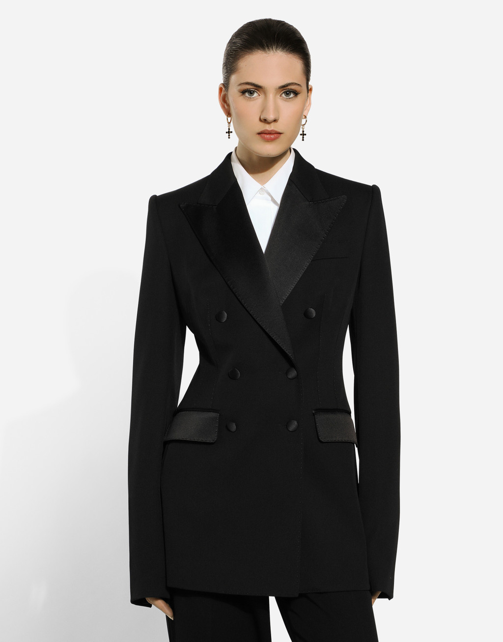 羊毛华达呢双排扣 Turlington 夹克4