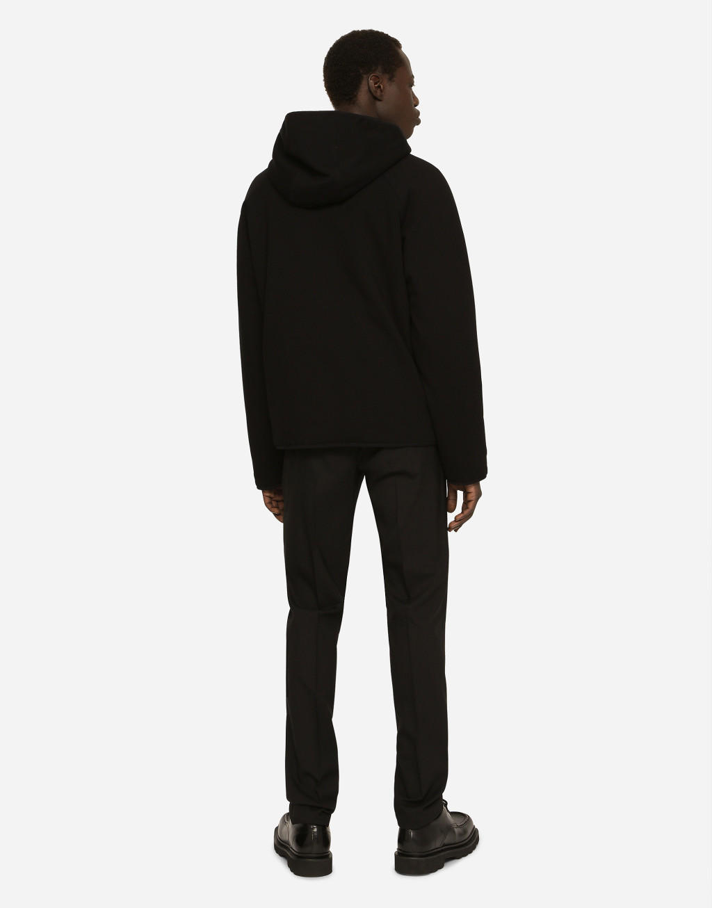 标牌平纹针织连帽外套3