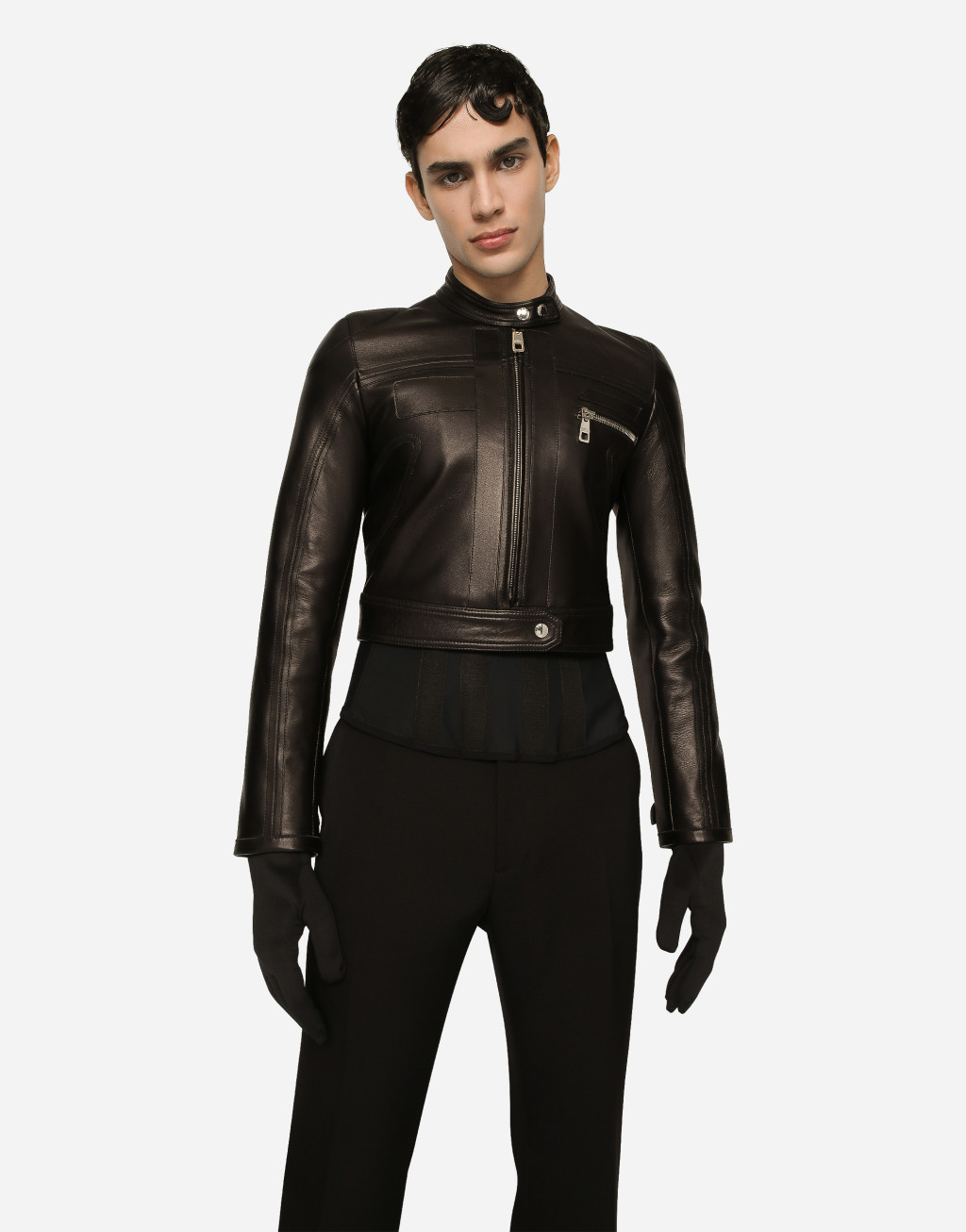 纳帕皮革机车外套4