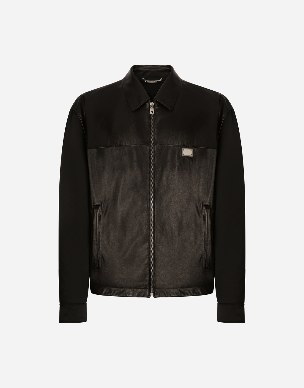 织物与皮革外套1