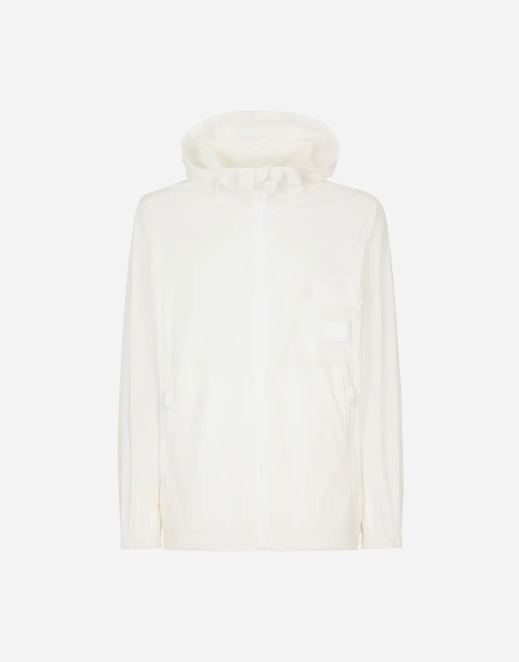 标牌府绸连帽外套