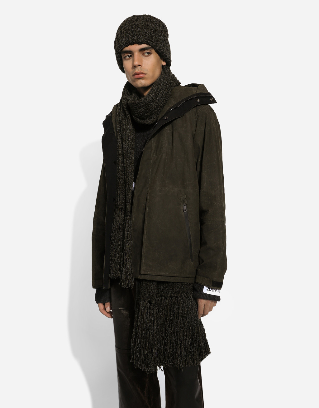 科技帆布连帽含衬外套4