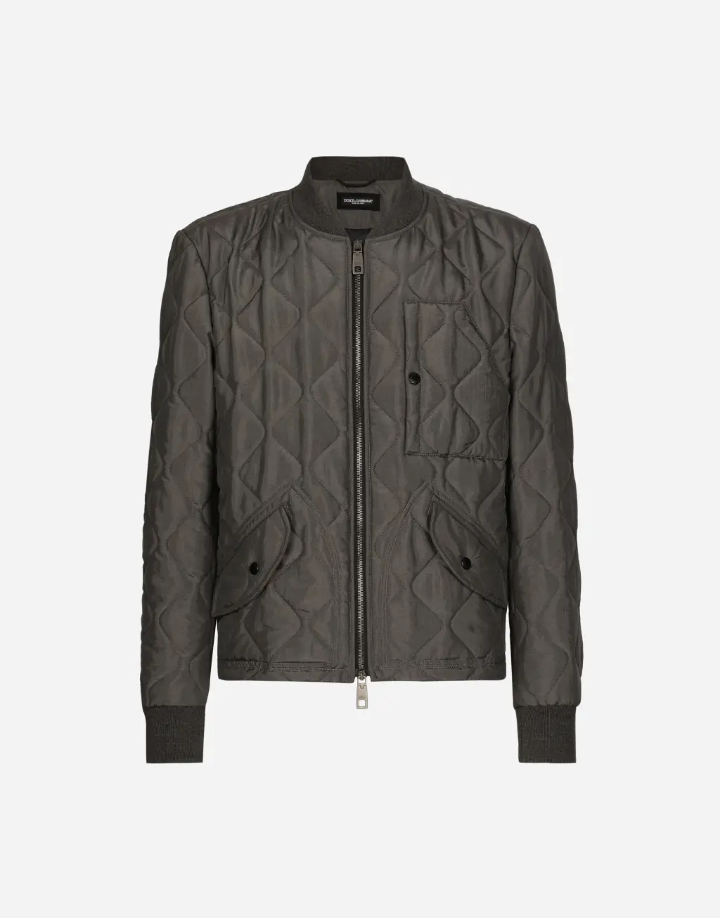 科技帆布绗缝飞行夹克