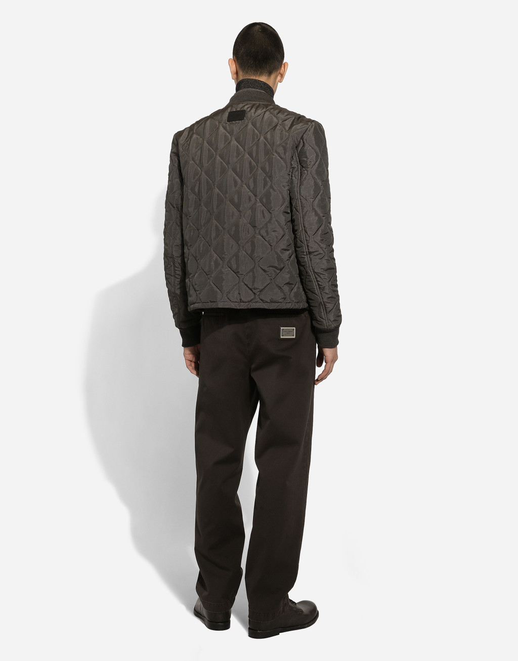 科技帆布绗缝飞行夹克3