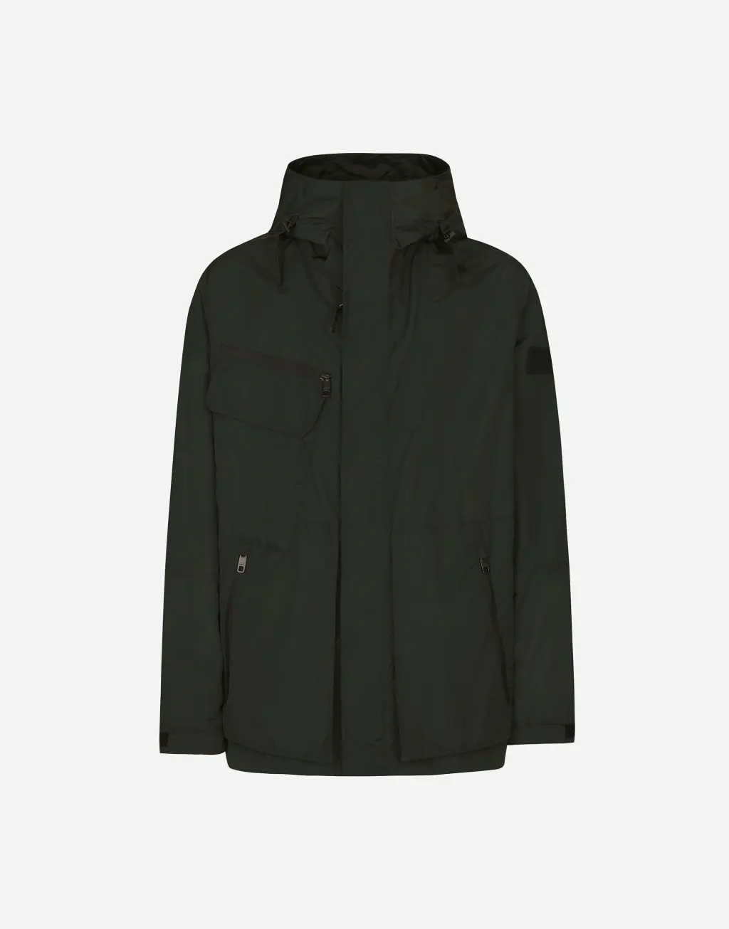 科技帆布连帽含衬外套