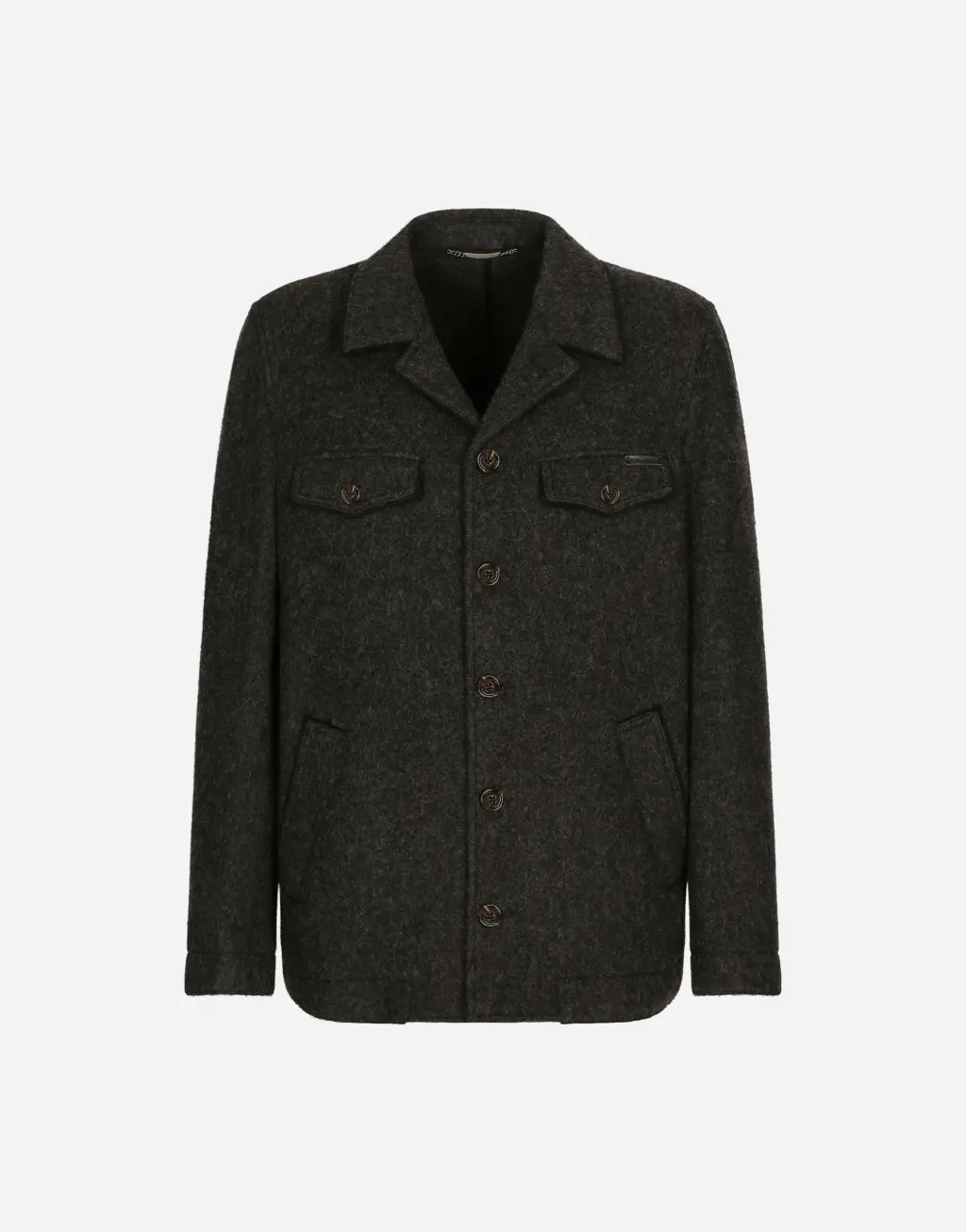 无衬单排扣夹克