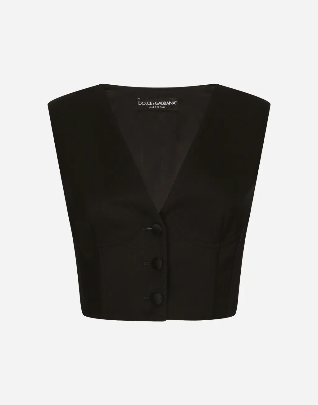 束身衣细节卡迪短款马甲