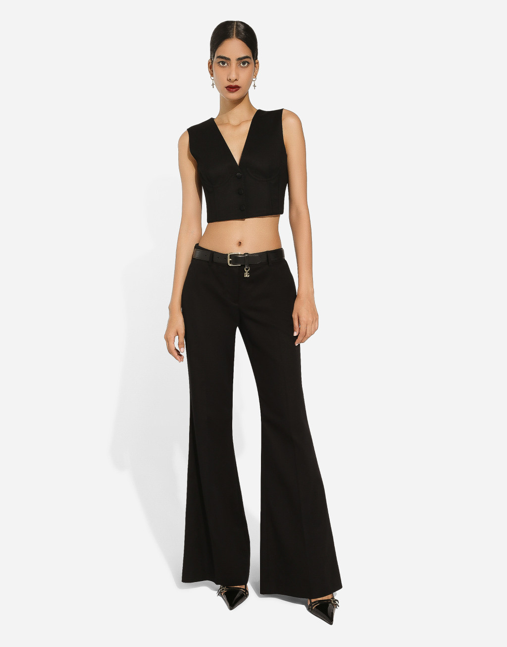 束身衣细节卡迪短款马甲2