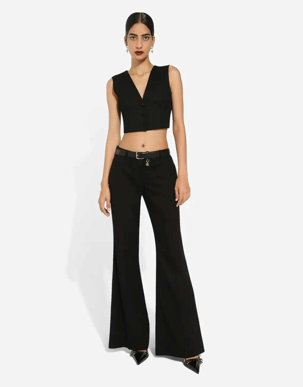 束身衣细节卡迪短款马甲