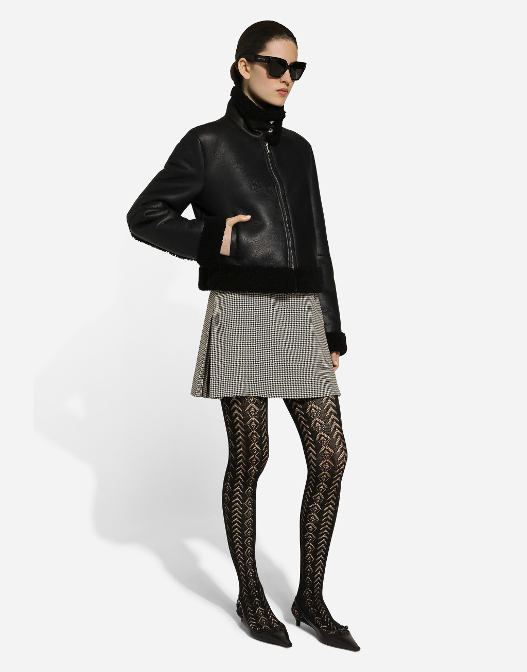 美利奴羔羊皮毛夹克5