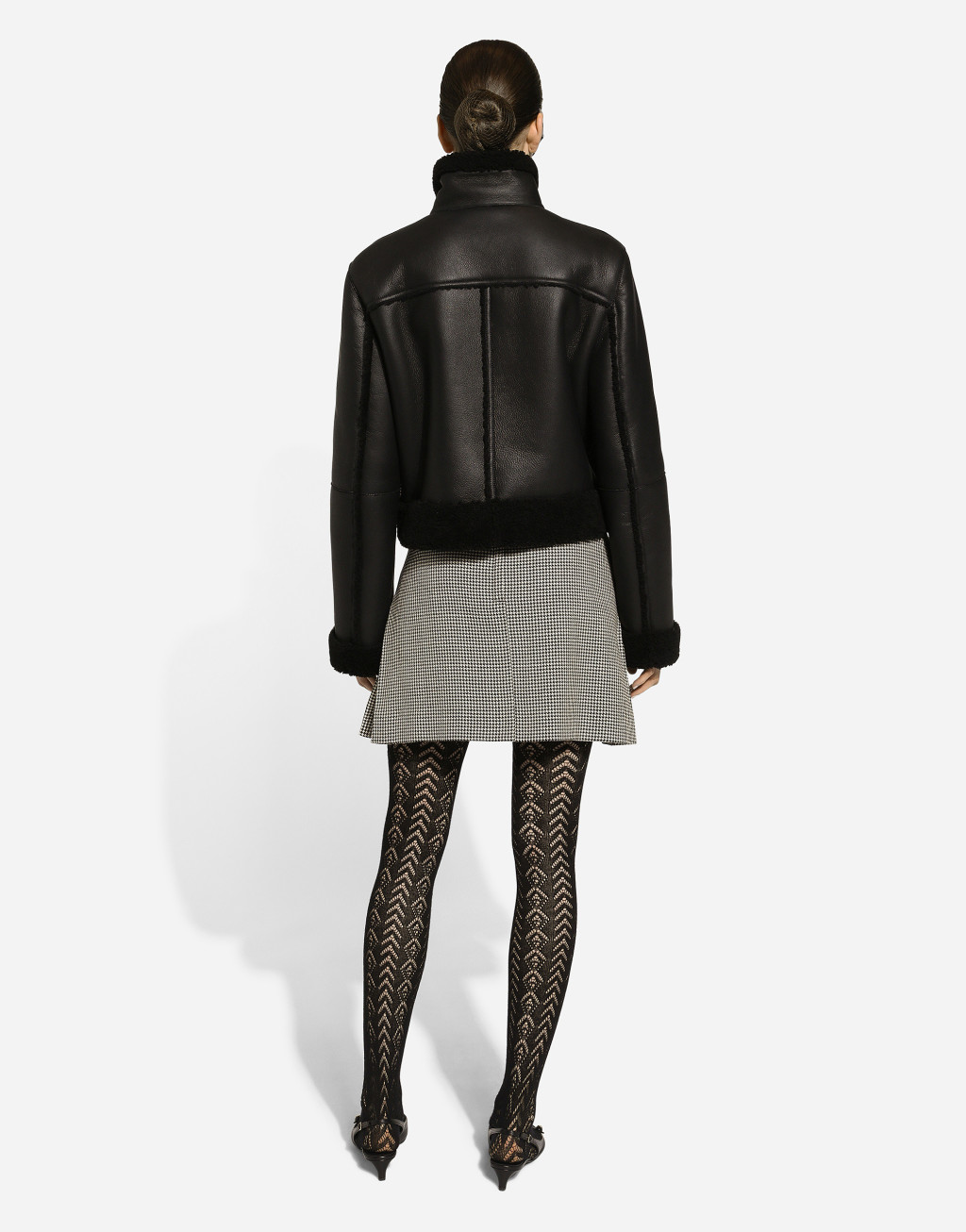 美利奴羔羊皮毛夹克3