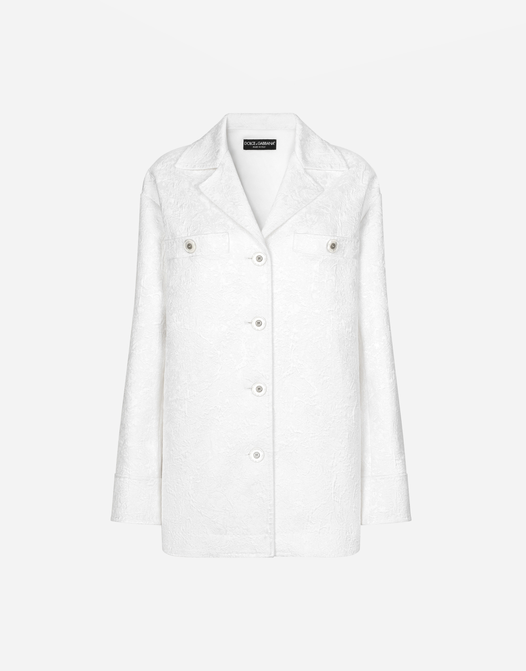 锦缎单排扣短大衣1