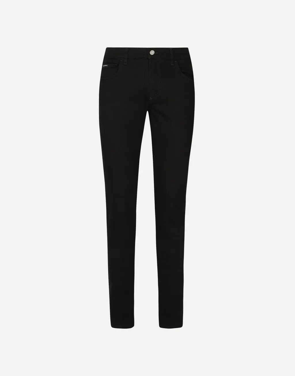 紧身款洗水弹力牛仔裤