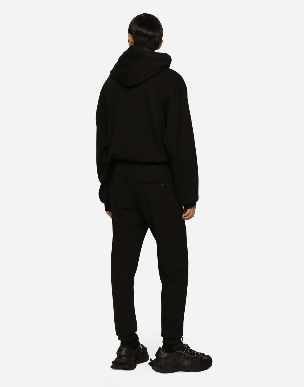 刺绣平纹针织慢跑裤3