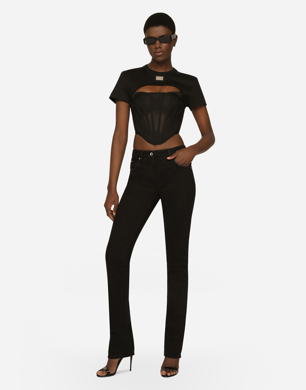 紧身款丹宁牛仔裤2