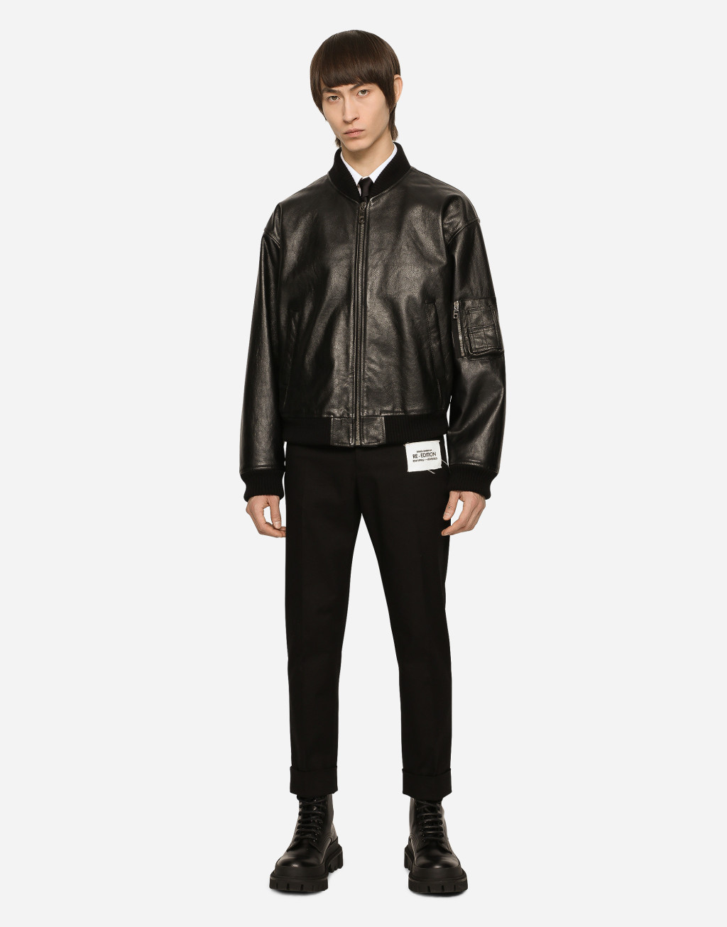 Re Edition 标签弹力斜纹长裤2