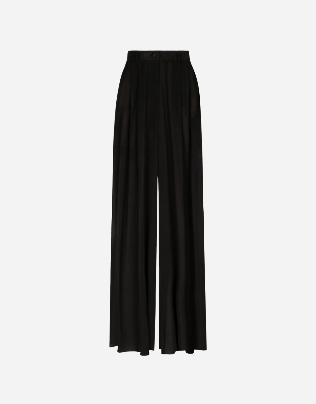 真丝雪纺阔腿裤1